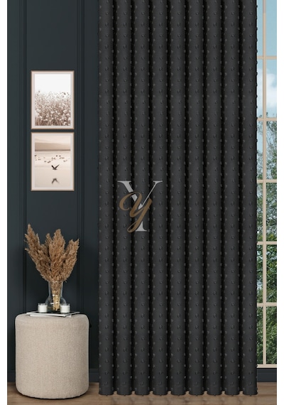 Armani Fon Perde V-682 Antrasit Antrasit
