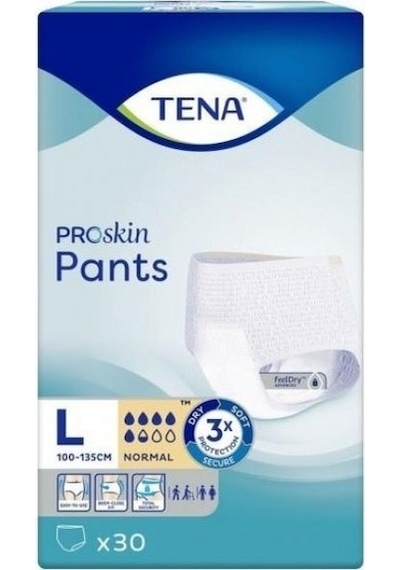Tena Proskin Pants Premium Emici Külot Bez L 30'lu