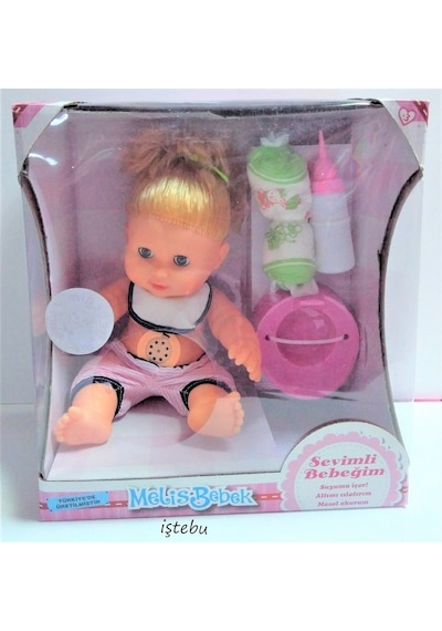 Melis Bebek Oyuncak Altını Islatan Et Bebek Eğitici Oyuncak Bebek
