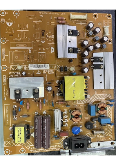 715g6661-p01-000-002h, Adtvd1210ac4, Esp62800x, Philips Uyumlu 40puk6809/12, Power Board, Besleme, V400dk1-ke1