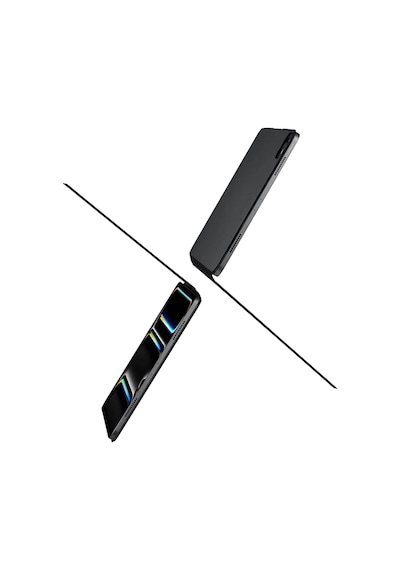 Apple Uyumlu iPad  Pro 13 2024 Pitaka Magez Falio 2 Kalem Bölmeli Standlı Kılıf Siyah