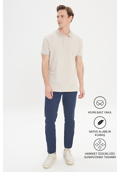 AC&Co / Altınyıldız Classics Altinyildiz Classics Erkek Safari Slim Fit Dar Kesim Polo Yaka %100 Pamuk Tişört 4A4820200001SAFXXL Krem AC&Co / Altınyıldız Classics Altinyildiz Classics Erkek Safari Slim Fit Dar Kesim Polo Yaka %100 Pamuk Tişört 4A4820200001SAFXXL Krem