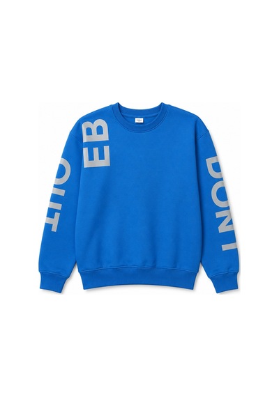 Fesshera Kids Erkek Çocuk Sweatshirt Bisiklet Yaka Oversize Kesim Baskılı Pamuklu Sweatshirt Mavi Fesshera Kids Erkek Çocuk Sweatshirt Bisiklet Yaka Oversize Kesim Baskılı Pamuklu Sweatshirt Mavi