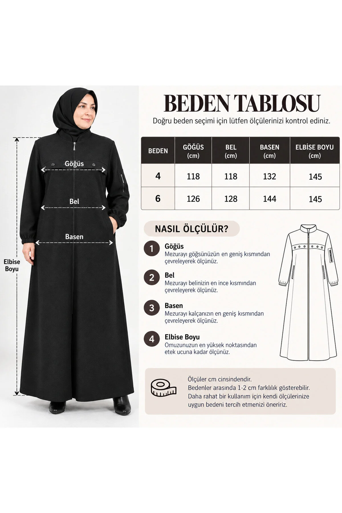 Neco Giyim Kadın Siyah Çelik Örme Kalın Kışlık Fermuarlı Çift Cepli Detaylı Uzun Pardesü Dokulu Kumaş Tesettür Dış Giyim Neco Giyim Kadın Siyah Çelik Örme Kalın Kışlık Fermuarlı Çift Cepli Detaylı Uzun Pardesü Dokulu Kumaş Tesettür Dış Giyim