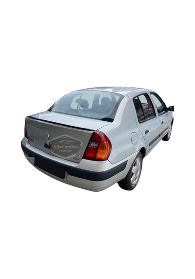 Renault Clio 2 Symbol 1998-2008 Sedan Uyumlu Bagaj Üstü Spoiler Bagaj Çıtası Piano Black Parlak Siyah (00) (ŞüsCarOto Aksesuar)