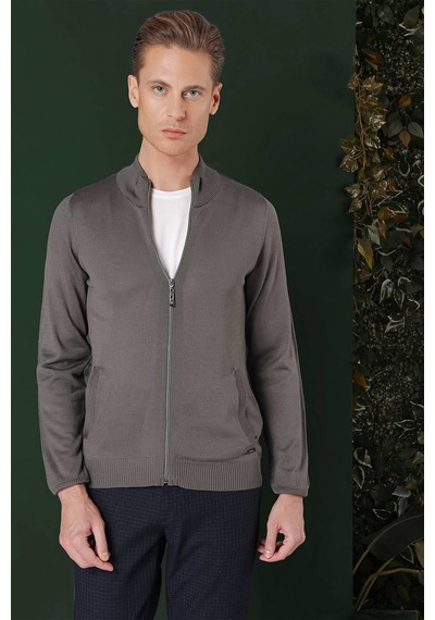 Efor Tr 860 Slim Fit Füme Klasik Triko Füme
