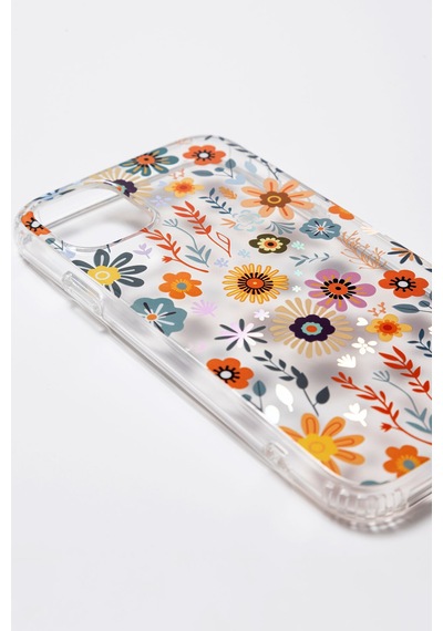 Apple iPhone Uyumlu 15 Plus Kılıf Solmayan Imd Baskı Desenli, Şeffaf Tpu+pc Botanik Kapak