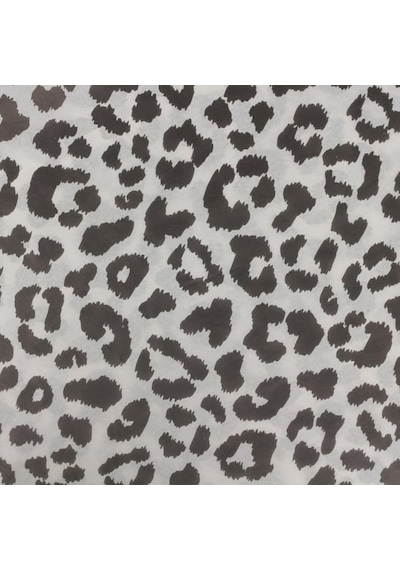 Beyaz Leopar Desenli Pelur Kağıt- 50x70 17 Gr - 200 Adet