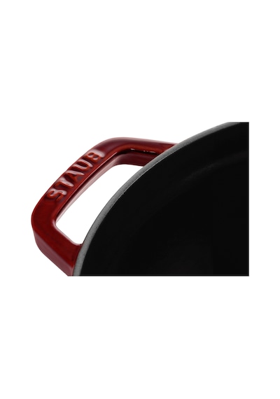 Staub 405093620 Yuvarlak Döküm Tencere Bordo 28 CM