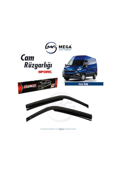 İVeco Daily Cam Rüzgarlık Mugen Tip Sunplex