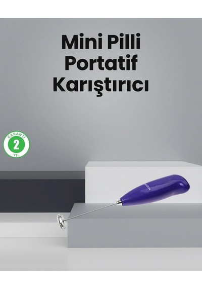 Ers Mutfak İçin Mini El Mikseri Kahve, Süt, Krema Ve Sos Karıştırıcı