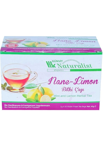 Nane Limon Çayı 20 Süzen Poşet - Cole-331438