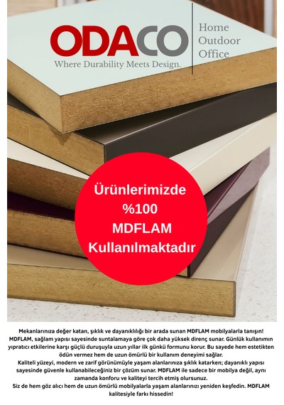 Odaco Premium Çkmd-02 %100 Mdf Çamaşır Ve Kurutma Makinası Dolabı Safir Meşe