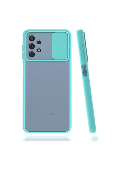 Galaxy A32 4G Kilif Sürgülü Kamera Koruma Silikon 493870388