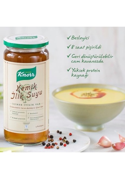 Kavanoz Tavuk Suyu 480ml X1 Cam Kavanoz Kemik Ilik Suyu 480ml X1 Genel