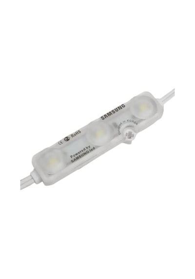 Samsung 3 lü Led Modül 12 Volt Sarı (Amber) -10 Adet