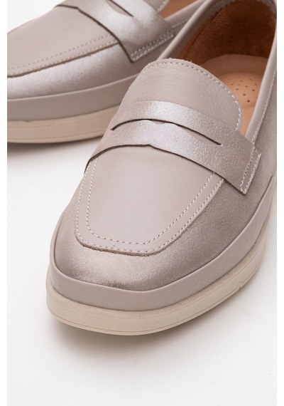 Dericlub Kadın Ortopedik Bağcıksız Comfort Günlük Ayakkabı Gerçek Deri Cr 2203 Vizon