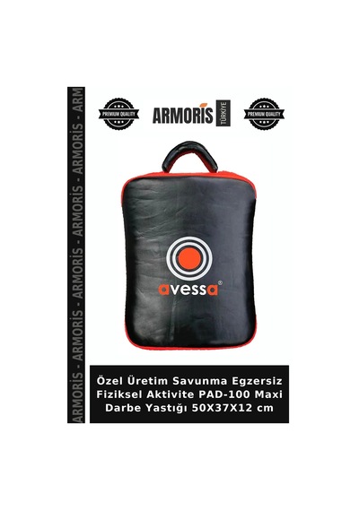 Özel Üretim Savunma Egzersiz Fiziksel Aktivite Pad-100 Maxi Darbe Yastığı 50x37x12 Cm Çok Renkli
