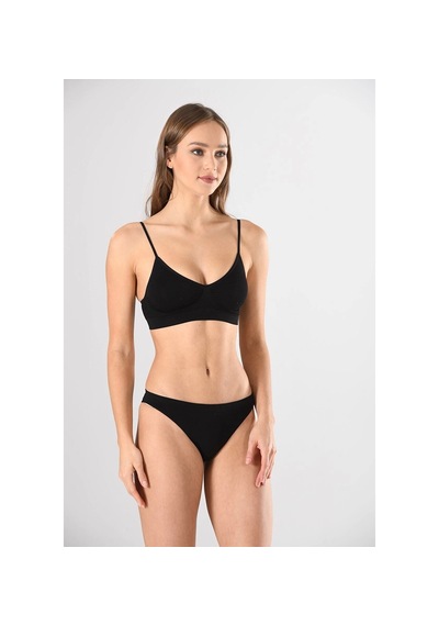 Kocabey Miss Fit 1315 İnce Askılı Büstiyer Siyah
