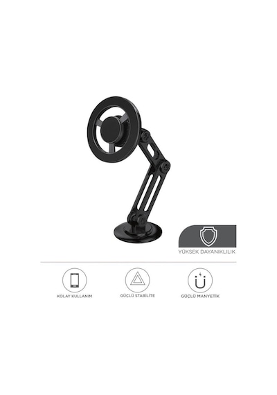 052 Metal Manyetik Telefon Tutucu Güçlü Mıknatıslı, 360 Hareketli -