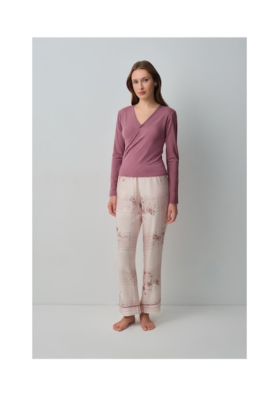 Suwen Siera Pijama Takımı Wsh105102911395 Krem