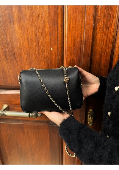 Just Polo Kadın Zincir Askılı Günlük Ve Özel Kullanıma Omuz & Çapraz Çanta Shoulder Bag Siyah 78739187