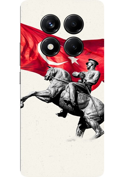 Redmi Note 14 Pro 5g Uyumlu Onur Anıtı Detaylı Atatürk Baskılı Silikon Kılıf Renkli