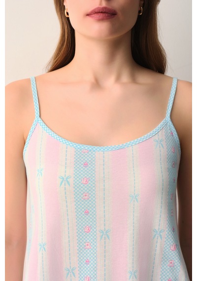 Suwen Briella Pamuklu Atlet Pantolon Pijama Takımı Sh26612660a334 Pembe