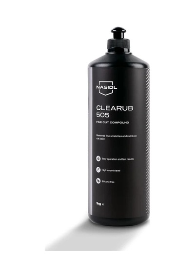 Nasiol Glasshield Clearub 505 1000g İnce Çizik  Polisaj Pastası