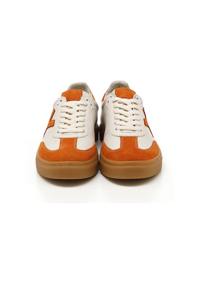 Sneaker Günlük Kadın Mar-25y-192-3030 John May Orange Süet-bej Cilt-orange Süet Orange Turuncu