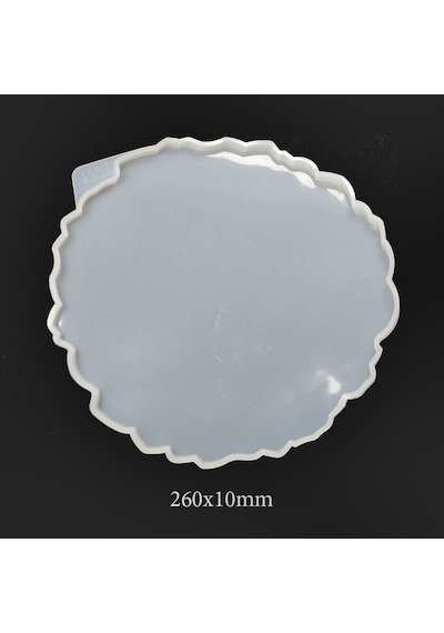 Reçine Epoksi Yuvarlak Tepsi Kalıp - 206