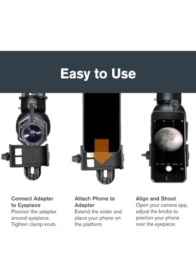 Smartphone Basic Adapter 1,25" Açık Kahverengi