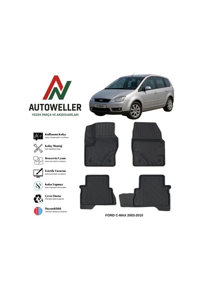 Ford C-max 2003-2010 Havuzlu Oto Paspas