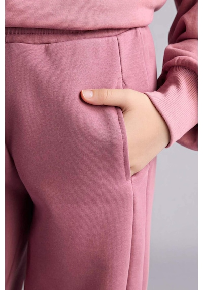 Defacto Kız Çocuk Wide Leg Eşofman Altı G0577a826spbr94 Bordo-br94