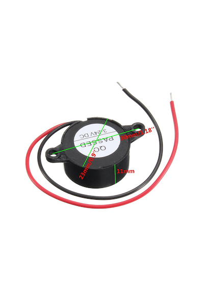Araba 12v Bip Piezo Elektronik Buzzer Alarmı 95db Sürekli Ses Bipleyici