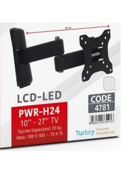 Kuzey's Store Hareketli Metal Tv Askı Aparatı, 10 İnç Ve 49 İnç Arası Ekranlara Ve Tüm Markalar İle Uyumlu, Televizyon Duvar Asma Aparatı, Yüksek Kalite Metal Kalınlığı, Akropat Hareketli