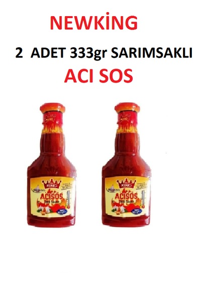 2 Adet Sarımsaklı 333 Gr Acı Sos