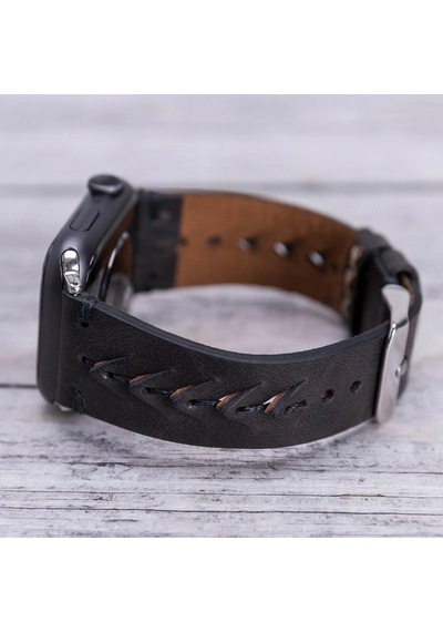Apple Watch Uyumlu Deri Kordon 42-44-45mm Tn1 Boras Diğer