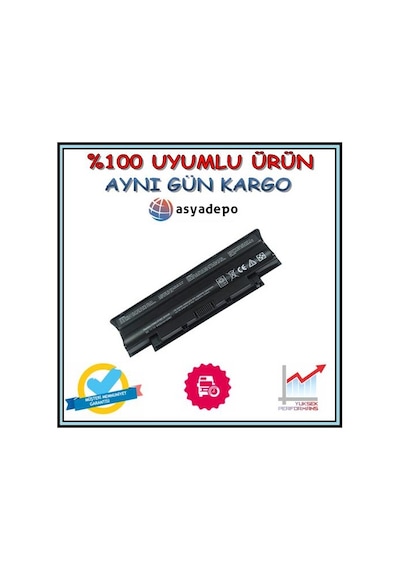 Dell Uyumlu İnspirion 3520-2255Bk Batarya Pil