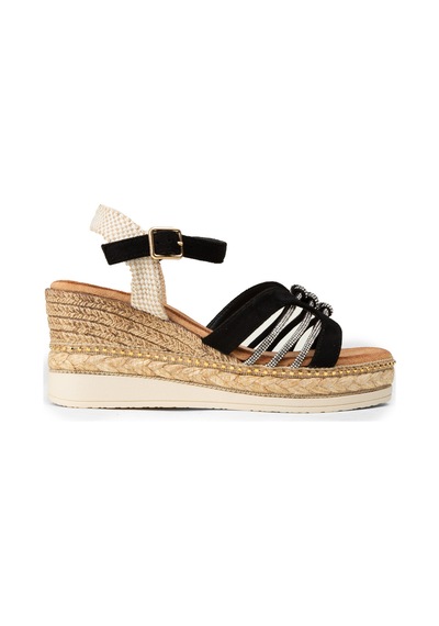Deery Kadın Siyah Wedge Sandalet - 26231zsyhc01