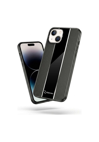 Apple İphone 14 Plus Uyumlu Kılıf Premium Deri Kılıf Siyah