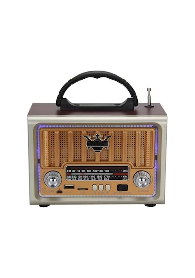Taşınabilir Klasik Am/fm/sw Retro Nostaljik Radyo Çok Renkli