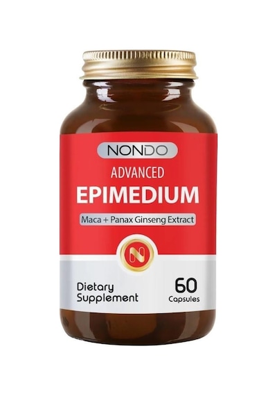 Nondo Advanced Epimedium With Maca + Panax Ginseng Extract 60 Kapsül