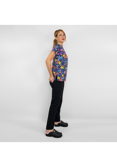 Butterfly Kelebek Desenli Likralı Unisex Doktor Hemşire Forma Alt