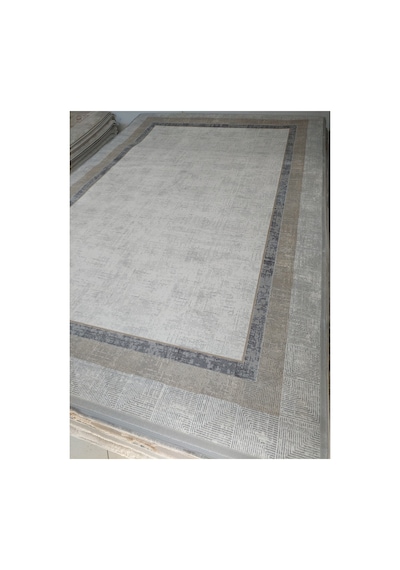 Soneva Serisi Sık Akrilik İplik Dokuma 200 X 300 6m2 Dokuma Halı Bej/gri