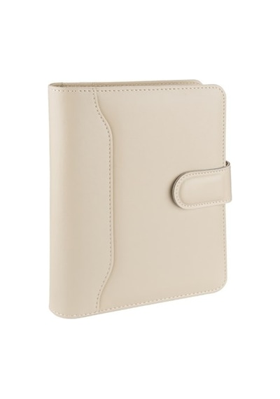 Organizer Ajanda Tarihsiz Kareli 17x22 CM - Bej