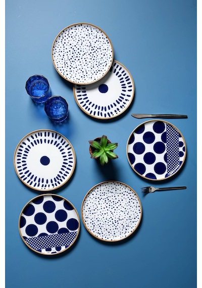 Porland Spotty 6 Kişilik Pasta Takımı 20 CM