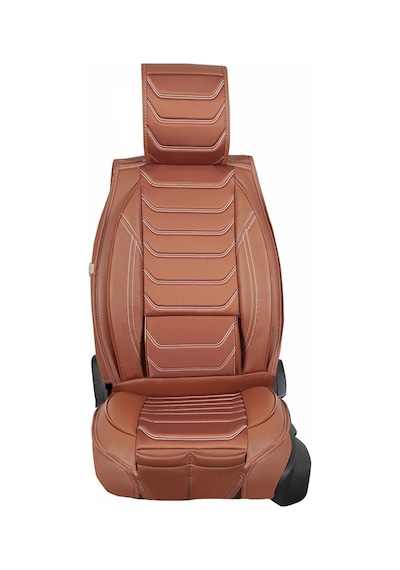 Fiat Egea Cross Uyumlu Lüx Deri Oto Koltuk Kılıfı Ön/arka Set Tarçın Fs
