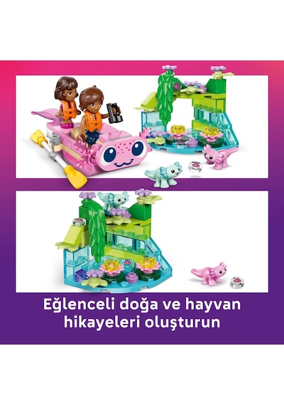 LEGO® Friends Axolotl Macera Teknesi 42681 -5 Yaş ve Üzeri Çocuklar için 2 Minifigür İçeren Yaratıcı Oyuncak Yapım Seti  (95Parça)