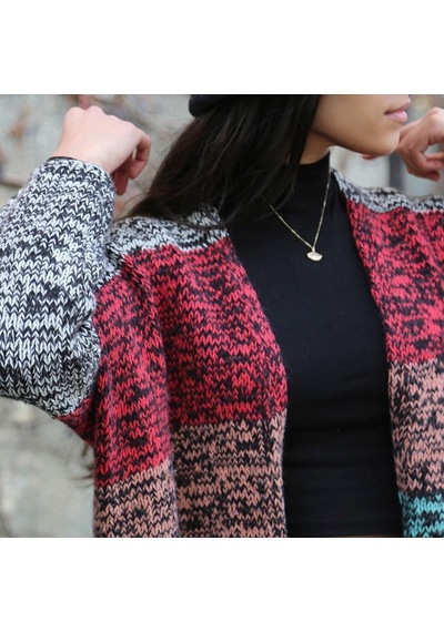 La Mia Angora Gri El Örgü İpi - L047-34013 Çok Renkli